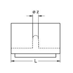 Design61 Filzgleiter 8er Set für Freischwinger Stuhlgleiter Ø 23-25 mm Möbelgleiter Klemmschalengleiter mit geräuschdämpfender Filzgleitfläche