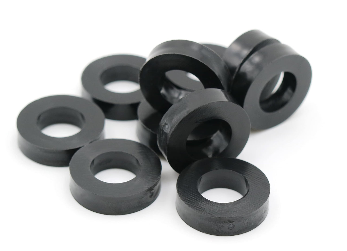 Design61 10x Distanzstücke Distanzhülsen Unterlegscheiben L 4 mm x Ø 15/8,2 mm M8 Rund HD-Polyethylen